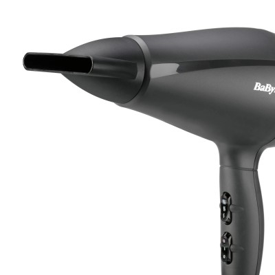 Фен Babyliss Super Light Pro, 2000Вт, 3 режими, HTDC мотор, тонкий концентратор 6 мм, чорний (5910E) Фен Babyliss Super Light Pro, 2000Вт, 3 режими, HTDC мотор, тонкий концентратор 6 мм, чорний (5910E)