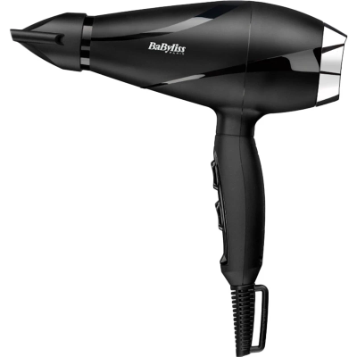 Фен Babyliss, 2200Вт, 2 режими, дифузор, іоніз-я, хол. обдув, чорний (6713DE) Фен Babyliss, 2200Вт, 2 режими, дифузор, іоніз-я, хол. обдув, чорний (6713DE)
