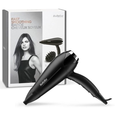 Фен Babyliss, 2200Вт, 3 режими, дифузор, іоніз-я, хол. обдув, чорний (D572DE) Фен Babyliss, 2200Вт, 3 режими, дифузор, іоніз-я, хол. обдув, чорний (D572DE)