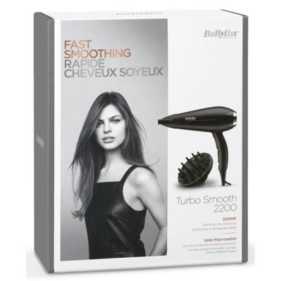 Фен Babyliss, 2200Вт, 3 режими, дифузор, іоніз-я, хол. обдув, чорний (D572DE) Фен Babyliss, 2200Вт, 3 режими, дифузор, іоніз-я, хол. обдув, чорний (D572DE)
