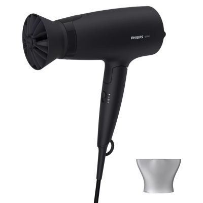 Фен Philips 3000 Series дорожній, 1600Вт, 3 режими, дифузор, хол. обдув, чорний (BHD308/10) Фен Philips 3000 Series дорожній, 1600Вт, 3 режими, дифузор, хол. обдув, чорний (BHD308/10)