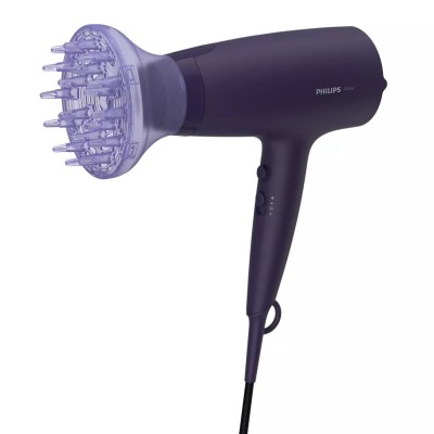 Фен Philips 3000 Series, 2100Вт, 3 режими, дифузор, іоніз-я, хол. обдув, синій (BHD360/20) Фен Philips 3000 Series, 2100Вт, 3 режими, дифузор, іоніз-я, хол. обдув, синій (BHD360/20)
