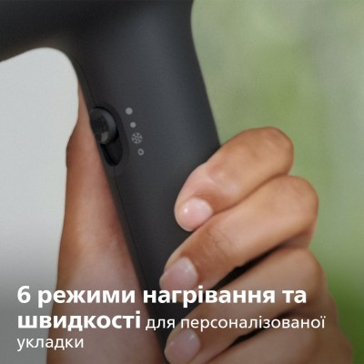 Фен Philips 3000 Series, 2100Вт, 3 режими, дифузор, іоніз-я, хол. обдув, синій (BHD360/20) Фен Philips 3000 Series, 2100Вт, 3 режими, дифузор, іоніз-я, хол. обдув, синій (BHD360/20)