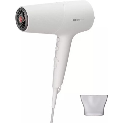 Фен Philips 5000 Series, 2100Вт, 3 режими, іонізація, хол. обдув, білий (BHD501/00) Фен Philips 5000 Series, 2100Вт, 3 режими, іонізація, хол. обдув, білий (BHD501/00)