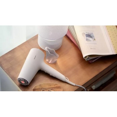 Фен Philips 5000 Series, 2100Вт, 3 режими, іонізація, хол. обдув, білий (BHD501/00) Фен Philips 5000 Series, 2100Вт, 3 режими, іонізація, хол. обдув, білий (BHD501/00)
