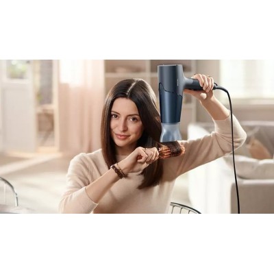 Фен Philips 5000 Series, 2300Вт, 3 режими, дифузор, іоніз-я, хол. обдув, темно-синій (BHD512/00) Фен Philips 5000 Series, 2300Вт, 3 режими, дифузор, іоніз-я, хол. обдув, темно-синій (BHD512/00)