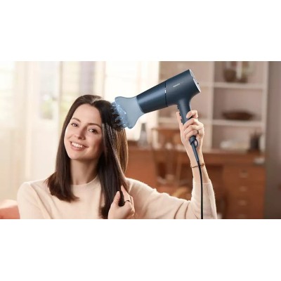 Фен Philips 5000 Series, 2300Вт, 3 режими, дифузор, іоніз-я, хол. обдув, темно-синій (BHD512/00) Фен Philips 5000 Series, 2300Вт, 3 режими, дифузор, іоніз-я, хол. обдув, темно-синій (BHD512/00)
