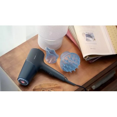 Фен Philips 5000 Series, 2300Вт, 3 режими, дифузор, іоніз-я, хол. обдув, темно-синій (BHD512/00) Фен Philips 5000 Series, 2300Вт, 3 режими, дифузор, іоніз-я, хол. обдув, темно-синій (BHD512/00)