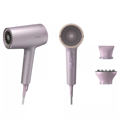 Фен Philips 7000 Series, 1800Вт, 2 режими, дифузор, іоніз-я, хол. обдув, фіолетовий (BHD723/10) Фен Philips 7000 Series, 1800Вт, 2 режими, дифузор, іоніз-я, хол. обдув, фіолетовий (BHD723/10)