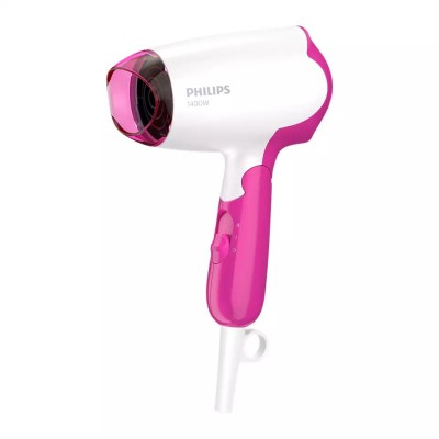 Фен Philips DryCare Essential дорожній, 1400Вт, 2 режими, хол. обдув, рожевий (BHD003/00) Фен Philips DryCare Essential дорожній, 1400Вт, 2 режими, хол. обдув, рожевий (BHD003/00)