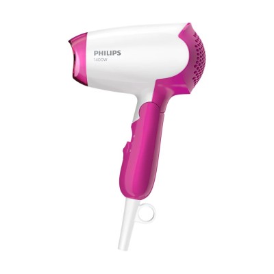 Фен Philips DryCare Essential дорожній, 1400Вт, 2 режими, хол. обдув, рожевий (BHD003/00) Фен Philips DryCare Essential дорожній, 1400Вт, 2 режими, хол. обдув, рожевий (BHD003/00)