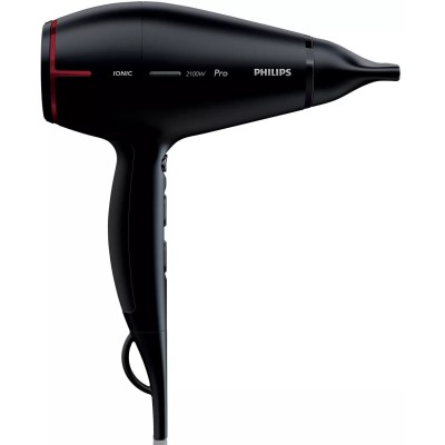 Фен Philips Professional, 2100Вт, 3 режими, іонізація, хол. обдув, чорний (HPS910/00) Фен Philips Professional, 2100Вт, 3 режими, іонізація, хол. обдув, чорний (HPS910/00)