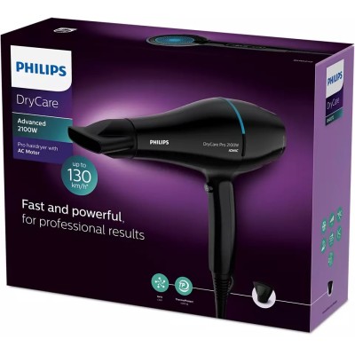 Фен Philips, 2100Вт, 4 режими, іоніз-я, хол. обдув, чорний (BHD272/00) Фен Philips, 2100Вт, 4 режими, іоніз-я, хол. обдув, чорний (BHD272/00)