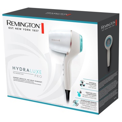Фен Remington HYDRAluxe PRO, 2200Вт, 3 режими, дифузор, іоніз-я, хол. обдув, білий (EC9001) Фен Remington HYDRAluxe PRO, 2200Вт, 3 режими, дифузор, іоніз-я, хол. обдув, білий (EC9001)
