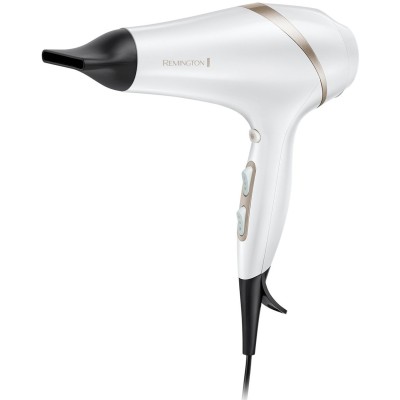 Фен Remington HydraLuxe, 2300Вт, 3 режими, дифузор, іоніз-я, хол. обдув, білий (AC8901)