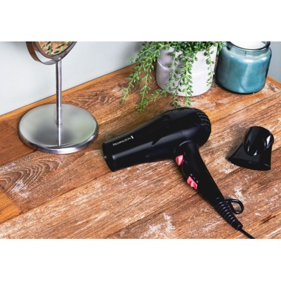 Фен Remington MyStylist, 1900Вт, 2 режими, іоніз-я, хол. обдув, чорний (D2000) Фен Remington MyStylist, 1900Вт, 2 режими, іоніз-я, хол. обдув, чорний (D2000)