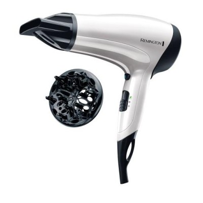 Фен Remington Power Volume 2000, 2000Вт, 3 режими, дифузор,турмалінова іоніз-я, хол. обдув, білий (D3015) Фен Remington Power Volume 2000, 2000Вт, 3 режими, дифузор,турмалінова іоніз-я, хол. обдув, білий (D3015)