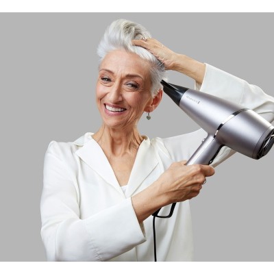 Фен Remington ProLuxe You Adaptive, 2400Вт, 3 режими, дифузор, іоніз-я, хол. обдув, турбо режим, сірий (AC9800) Фен Remington ProLuxe You Adaptive, 2400Вт, 3 режими, дифузор, іоніз-я, хол. обдув, турбо режим, сірий (AC9800)