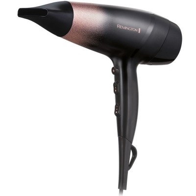 Фен Remington Rose Shimmer, 2200Вт, 3 режими, дифузор, іоніз-я, хол. обдув, чорно-рожевий (D5305) Фен Remington Rose Shimmer, 2200Вт, 3 режими, дифузор, іоніз-я, хол. обдув, чорно-рожевий (D5305)