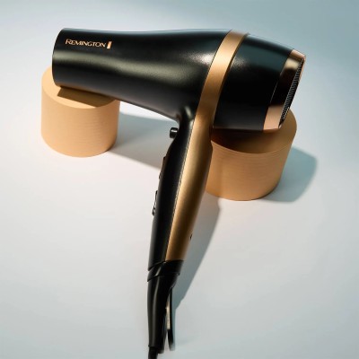 Фен Remington Salon Smooth, 2100Вт, 3 режими, дифузор,гребінець, кейс, іоніз-я, хол. обдув, , чорний (D6960GP) Фен Remington Salon Smooth, 2100Вт, 3 режими, дифузор,гребінець, кейс, іоніз-я, хол. обдув, , чорний (D6960GP)