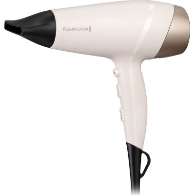 Фен Remington Shea Soft, 2200Вт, 3 режими, дифузор,турмалінова іоніз-я, хол. обдув, біло-золотий (D4740) Фен Remington Shea Soft, 2200Вт, 3 режими, дифузор,турмалінова іоніз-я, хол. обдув, біло-золотий (D4740)