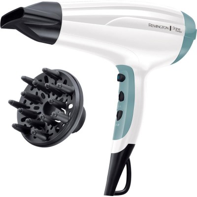 Фен Remington Shine Therapy, 2300Вт, 3 режими, дифузор,турмалінова іоніз-я, хол. обдув, білий (D5216) Фен Remington Shine Therapy, 2300Вт, 3 режими, дифузор,турмалінова іоніз-я, хол. обдув, білий (D5216)