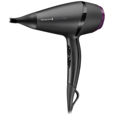 Фен Remington Supercare PRO 2100 AC motor, 2100Вт, 3 режими, іоніз-я, хол. обдув, чорний (AC7100)