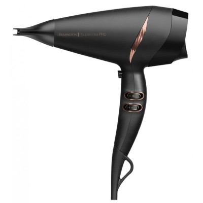 Фен Remington Supercare PRO 2200 AC motor, 2200Вт, 3 режими, дифузор, іоніз-я, хол. обдув, чорний (AC7200) Фен Remington Supercare PRO 2200 AC motor, 2200Вт, 3 режими, дифузор, іоніз-я, хол. обдув, чорний (AC7200)