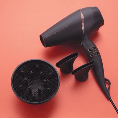 Фен Remington Supercare PRO 2200 AC motor, 2200Вт, 3 режими, дифузор, іоніз-я, хол. обдув, чорний (AC7200) Фен Remington Supercare PRO 2200 AC motor, 2200Вт, 3 режими, дифузор, іоніз-я, хол. обдув, чорний (AC7200)