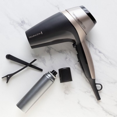 Фен Remington Thermacare Pro, 2100Вт, 3 режими, дифузор,турмалінова іоніз-я, хол. обдув, чорно-коричневий (D5715) Фен Remington Thermacare Pro, 2100Вт, 3 режими, дифузор,турмалінова іоніз-я, хол. обдув, чорно-коричневий (D5715)