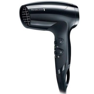 Фен Remington дорожній Compact, 1800Вт, 3 режими, еко режим , чорний (D5000)