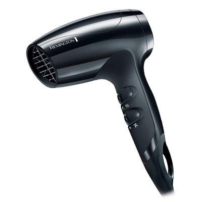 Фен Remington дорожній Compact, 1800Вт, 3 режими, еко режим , чорний (D5000)