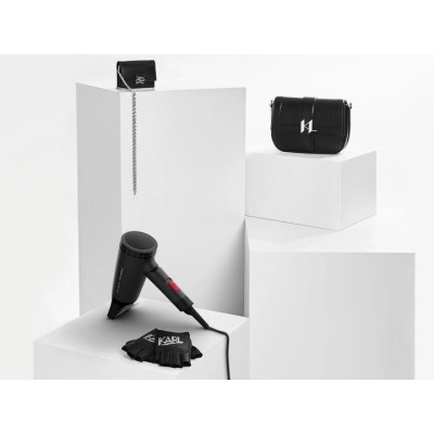 Фен Rowenta Karl Lagerfeld Express Style дорожній, 1600Вт, 2 режими, хол. обдув, складна ручка, чорний (CV184LF0) Фен Rowenta Karl Lagerfeld Express Style дорожній, 1600Вт, 2 режими, хол. обдув, складна ручка, чорний (CV184LF0)