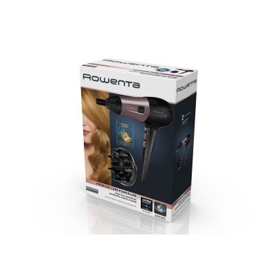 Фен Rowenta Powerline, 2400Вт, 3 режими, дифузор, іоніз-я, хол. обдув, чорно-рожевий (CV5940F0) Фен Rowenta Powerline, 2400Вт, 3 режими, дифузор, іоніз-я, хол. обдув, чорно-рожевий (CV5940F0)