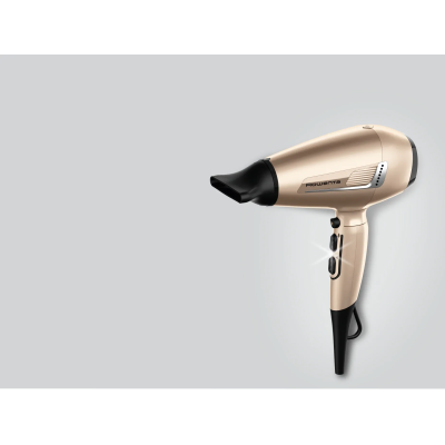 Фен Rowenta Pro Expert Tresor Collection, 2200Вт, 3 режими, іоніз-я, дифузор, 2 концентратора, хол. обдув, чохол, заколка, бронз Фен Rowenta Pro Expert Tresor Collection, 2200Вт, 3 режими, іоніз-я, дифузор, 2 концентратора, хол. обдув, чохол, заколка, бронз