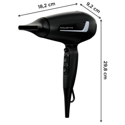 Фен Rowenta Pro Expert, 2100Вт, 3 режими, дифузор, іоніз-я, хол. обдув, чорний (CV8820F0) Фен Rowenta Pro Expert, 2100Вт, 3 режими, дифузор, іоніз-я, хол. обдув, чорний (CV8820F0)