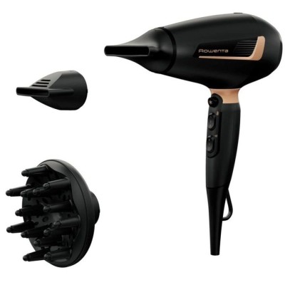 Фен Rowenta Pro Expert, 2200Вт, 3 режими, іоніз-я, дифузор, 2 концентратора, хол. обдув, чорний (CV8840F0) Фен Rowenta Pro Expert, 2200Вт, 3 режими, іоніз-я, дифузор, 2 концентратора, хол. обдув, чорний (CV8840F0)