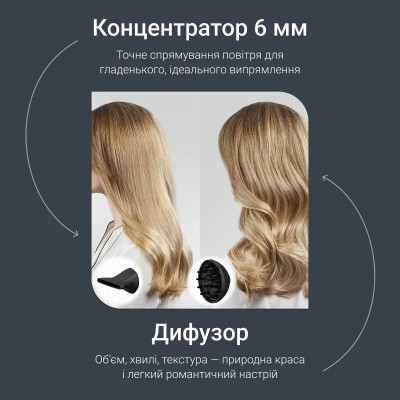 Фен Rowenta Tiny, 1600Вт, 3 режими, дифузор, іоніз-я, хол. обдув, зелено-чорний (HY7120E0) Фен Rowenta Tiny, 1600Вт, 3 режими, дифузор, іоніз-я, хол. обдув, зелено-чорний (HY7120E0)