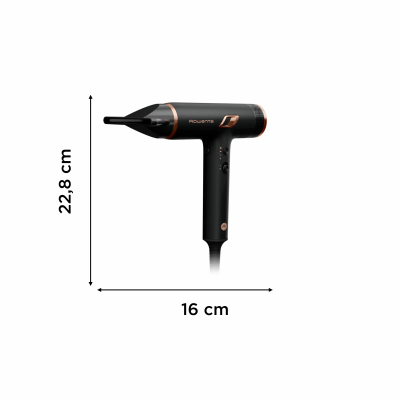 Фен Rowenta T-Shape Maestria Nano, 1700Вт, 3 режими, дифузор, іоніз-я, хол. обдув, чорний (HY8310F0) Фен Rowenta T-Shape Maestria Nano, 1700Вт, 3 режими, дифузор, іоніз-я, хол. обдув, чорний (HY8310F0)