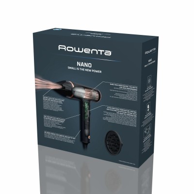 Фен Rowenta T-Shape Maestria Nano, 1700Вт, 3 режими, дифузор, іоніз-я, хол. обдув, чорний (HY8310F0) Фен Rowenta T-Shape Maestria Nano, 1700Вт, 3 режими, дифузор, іоніз-я, хол. обдув, чорний (HY8310F0)