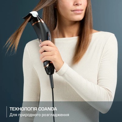 Фен Rowenta Ultimate Experience Air Motion, 1300Вт, 3 режими, насадка-гребінець, кейс для зберігання, іоніз-я, хол. обдув, чорни Фен Rowenta Ultimate Experience Air Motion, 1300Вт, 3 режими, насадка-гребінець, кейс для зберігання, іоніз-я, хол. обдув, чорни