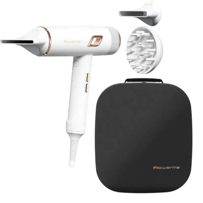 Фен Rowenta Ultimate Experience Maestria, 2000Вт, 3 режими, дифузор, іоніз-я, хол. обдув, фірмовий кейс, білий (CV9910F3) Фен Rowenta Ultimate Experience Maestria, 2000Вт, 3 режими, дифузор, іоніз-я, хол. обдув, фірмовий кейс, білий (CV9910F3)