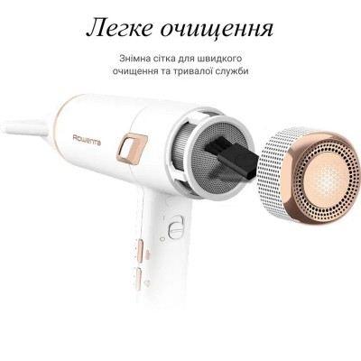 Фен Rowenta Ultimate Experience Maestria, 2000Вт, 3 режими, дифузор, іоніз-я, хол. обдув, фірмовий кейс, білий (CV9910F3) Фен Rowenta Ultimate Experience Maestria, 2000Вт, 3 режими, дифузор, іоніз-я, хол. обдув, фірмовий кейс, білий (CV9910F3)