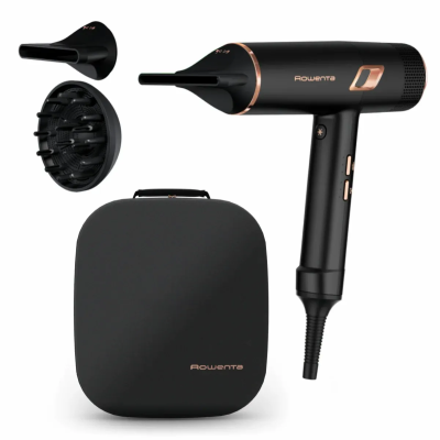 Фен Rowenta Ultimate Experience Maestria, 2000Вт, 3 режими, дифузор, кейс для зберігання, іоніз-я, хол. обдув, чорний (CV9920F3) Фен Rowenta Ultimate Experience Maestria, 2000Вт, 3 режими, дифузор, кейс для зберігання, іоніз-я, хол. обдув, чорний (CV9920F3)