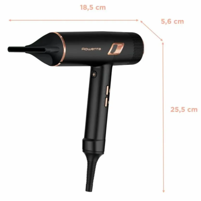 Фен Rowenta Ultimate Experience Maestria, 2000Вт, 3 режими, дифузор, кейс для зберігання, іоніз-я, хол. обдув, чорний (CV9920F3) Фен Rowenta Ultimate Experience Maestria, 2000Вт, 3 режими, дифузор, кейс для зберігання, іоніз-я, хол. обдув, чорний (CV9920F3)