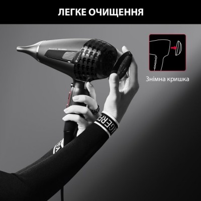 Фен Rowenta x Karl Lagerfeld K/Pro Stylist, 2200Вт, 3 режими, іоніз-я, дифузор, 2 концентратора, хол. обдув, чорний (CV888LF0) Фен Rowenta x Karl Lagerfeld K/Pro Stylist, 2200Вт, 3 режими, іоніз-я, дифузор, 2 концентратора, хол. обдув, чорний (CV888LF0)