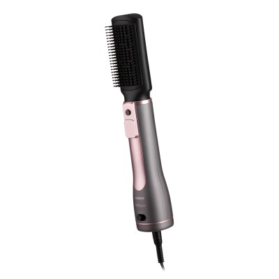 Фен-щітка Ardesto Brush Pink Touch, 1200Вт, 2 швидкості, 2 темп. режими, LED-дисплей, функція іонізації , 4 насадки, сірий+ роже Фен-щітка Ardesto Brush Pink Touch, 1200Вт, 2 швидкості, 2 темп. режими, LED-дисплей, функція іонізації , 4 насадки, сірий+ роже