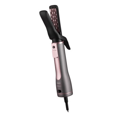 Фен-щітка Ardesto Brush Pink Touch, 1200Вт, 2 швидкості, 2 темп. режими, LED-дисплей, функція іонізації , 4 насадки, сірий+ роже Фен-щітка Ardesto Brush Pink Touch, 1200Вт, 2 швидкості, 2 темп. режими, LED-дисплей, функція іонізації , 4 насадки, сірий+ роже