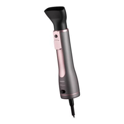 Фен-щітка Ardesto Brush Pink Touch, 1200Вт, 2 швидкості, 2 темп. режими, LED-дисплей, функція іонізації , 4 насадки, сірий+ роже Фен-щітка Ardesto Brush Pink Touch, 1200Вт, 2 швидкості, 2 темп. режими, LED-дисплей, функція іонізації , 4 насадки, сірий+ роже