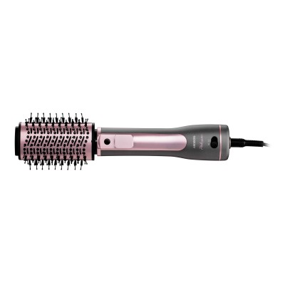 Фен-щітка Ardesto Brush Pink Touch, 1200Вт, 2 швидкості, 2 темп. режими, LED-дисплей, функція іонізації , 4 насадки, сірий+ роже Фен-щітка Ardesto Brush Pink Touch, 1200Вт, 2 швидкості, 2 темп. режими, LED-дисплей, функція іонізації , 4 насадки, сірий+ роже